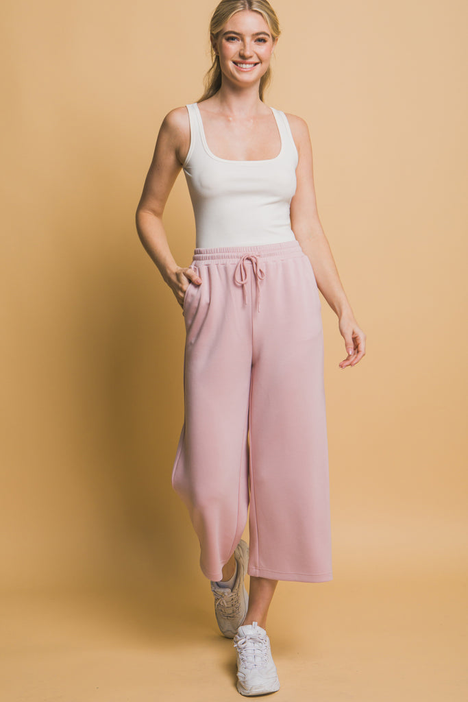 Wide Leg Capri Pants 6990 (FINAL SALE )
