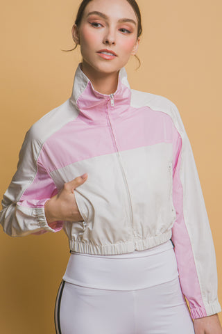 Cropped Windbreaker Jacket 80347