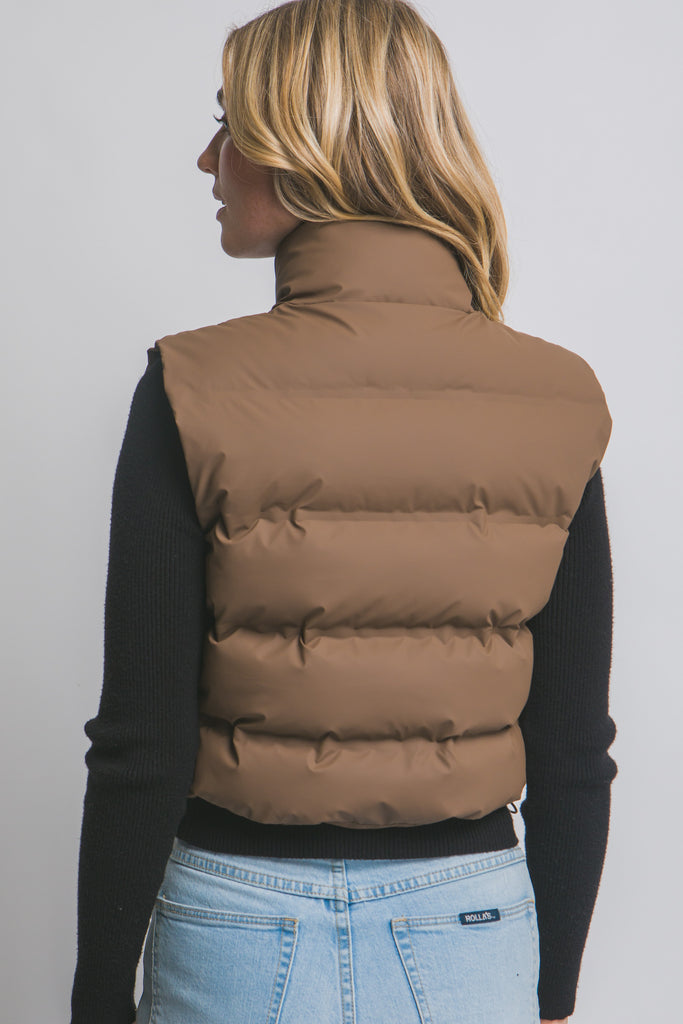 Cropped Puffer Vest 5142