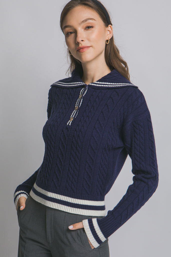 Sailor Long Sleeve Sweater 90304