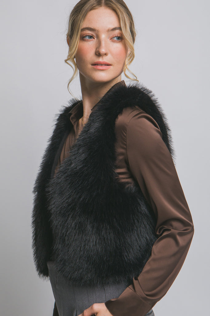 Faux Fur Vest 5202