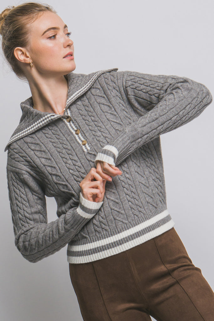 Sailor Long Sleeve Sweater 90304