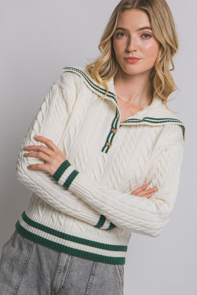 Sailor Long Sleeve Sweater 90304