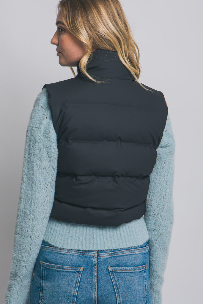 Cropped Puffer Vest 5142