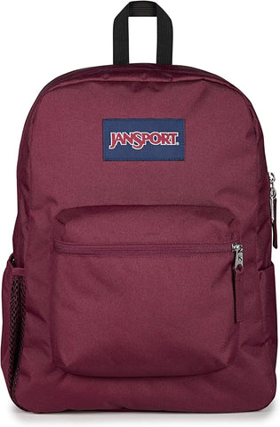JanSport Backpack Cross Town Plus Cherry Lacquer