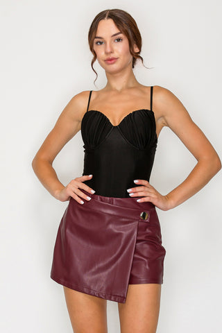 Ruched Sweetheart Bodysuit 01716