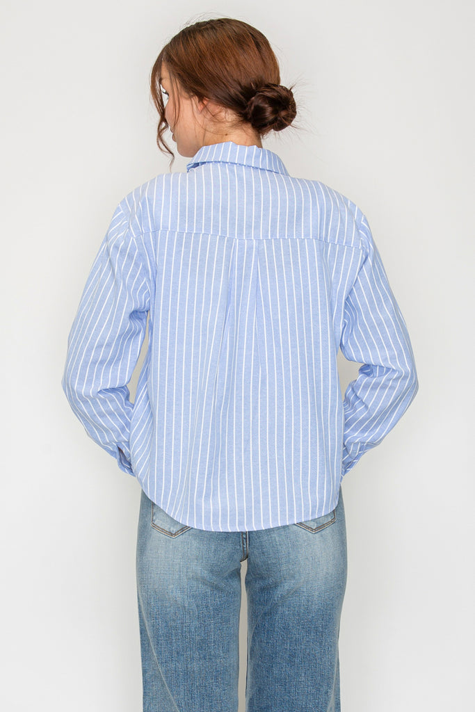 Striped Button Up 4095
