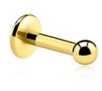 Labret w/ Ball Body Piercing