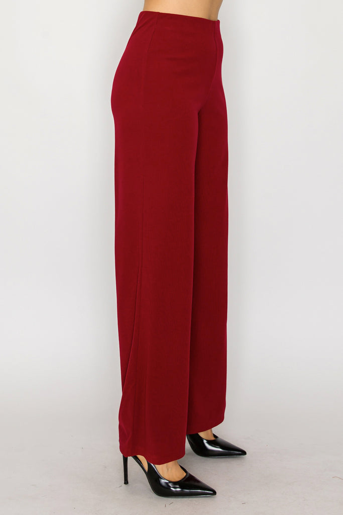 High Waist Solid Pants 40919