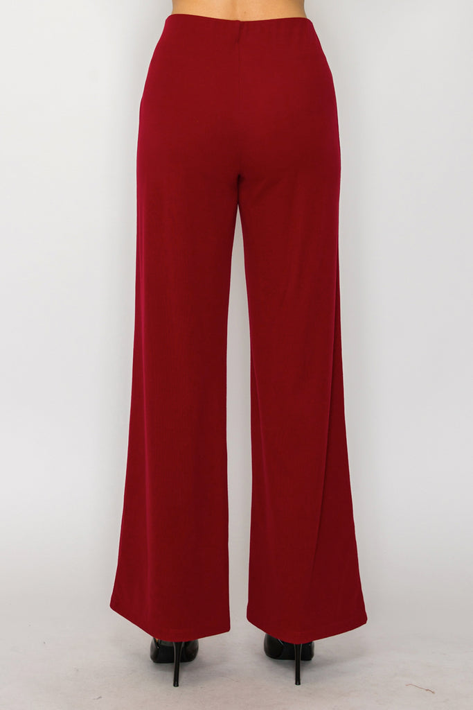 High Waist Solid Pants 40919