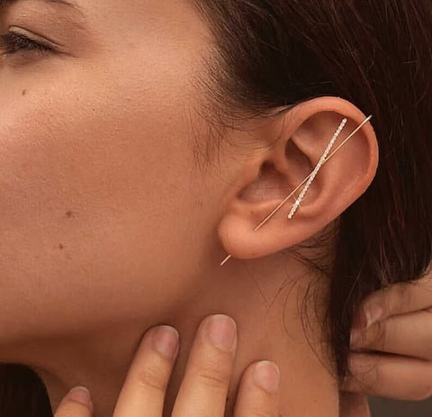 Cuff Pin Earring