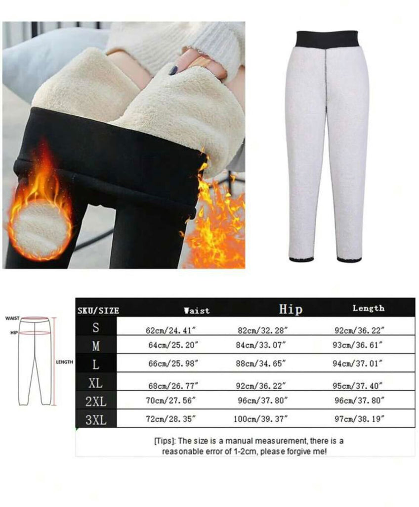 Faux Wool Lined Leggings