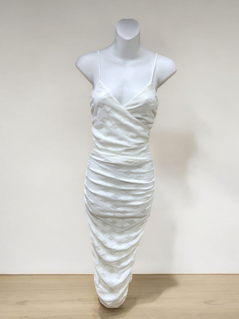 Ribbed Pattern Detail Dress 1555 ( FINAL SALE )