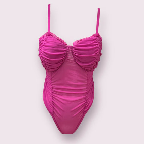 Ruched Bust Bodysuit Bozzolo 18263