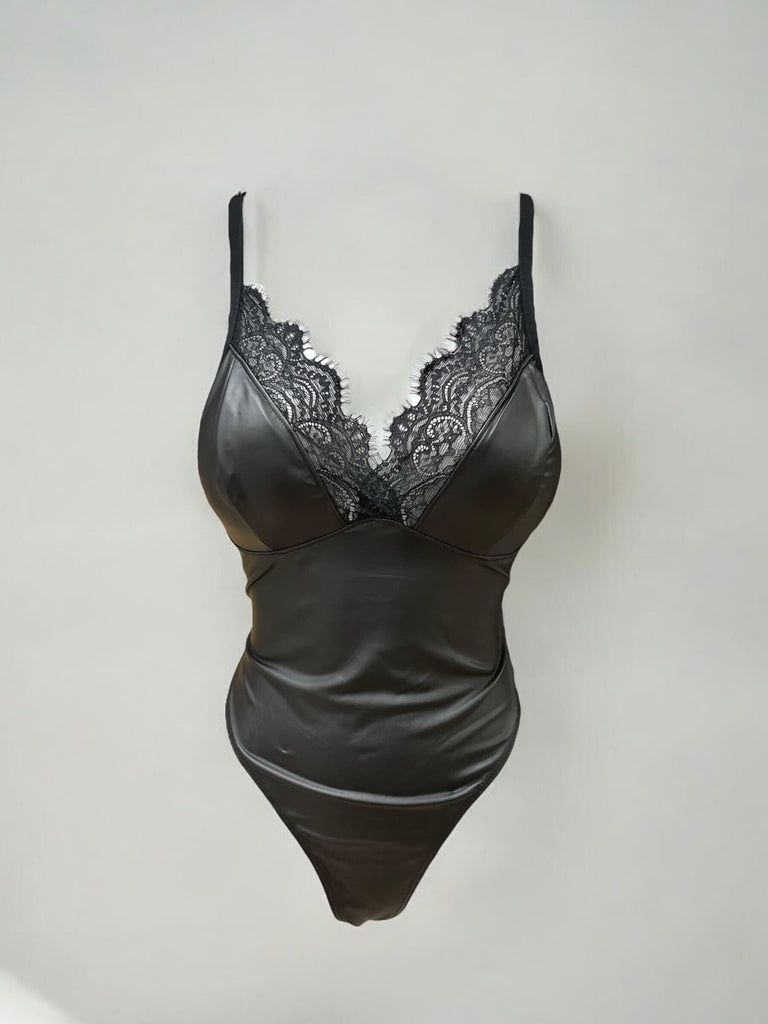 Faux Leather Bodysuit Bozzolo 11674