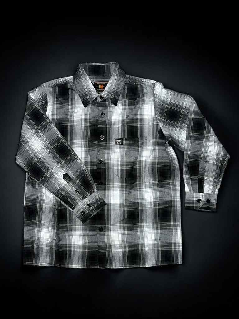 Long Sleeve Checkered Flannel Shirt