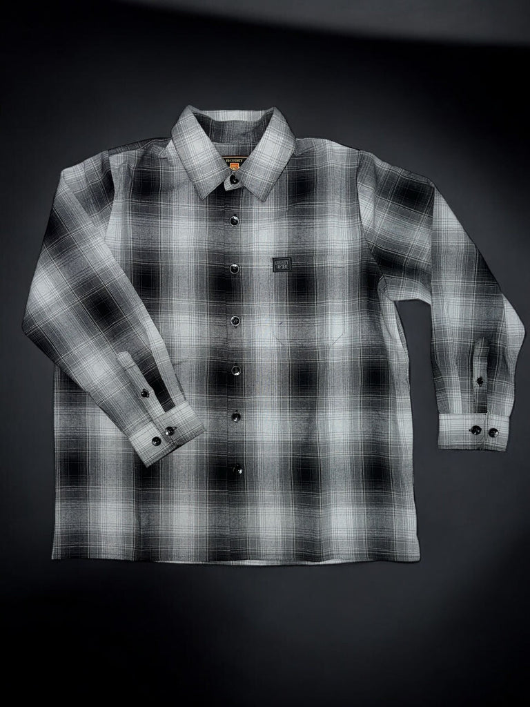 Long Sleeve Checkered Flannel Shirt