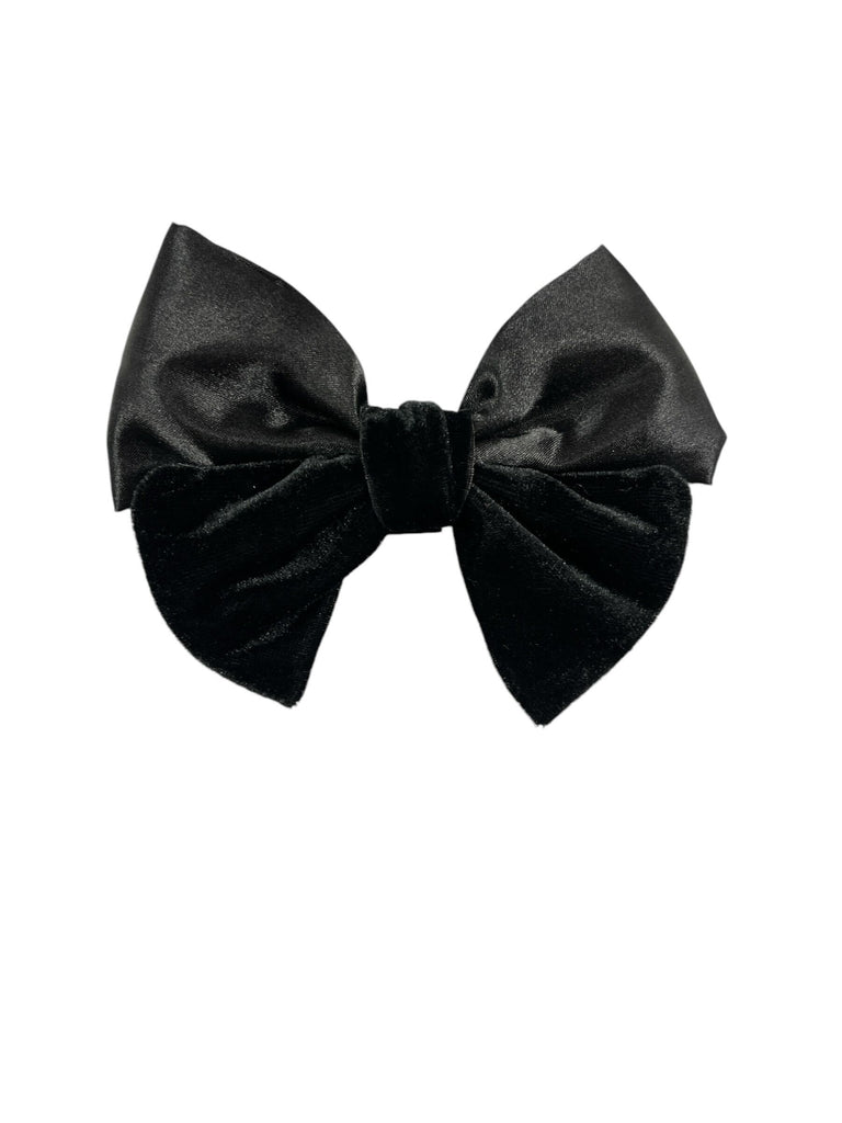 Velvet & Satin Hair Bow
