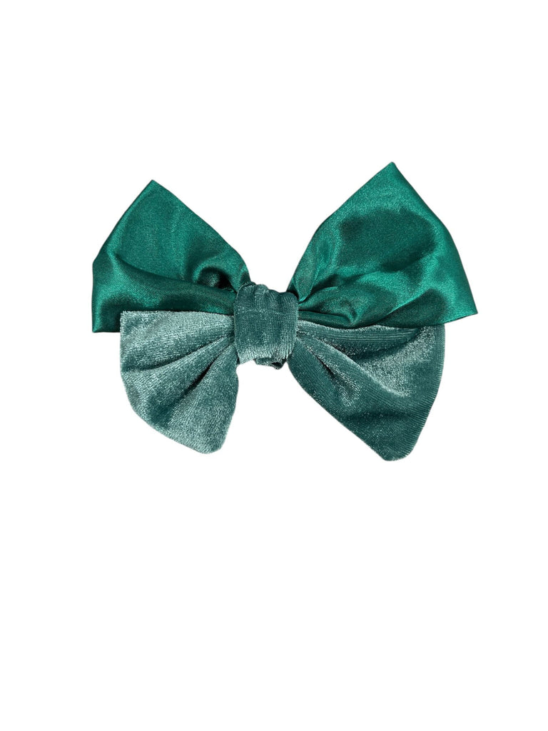 Velvet & Satin Hair Bow