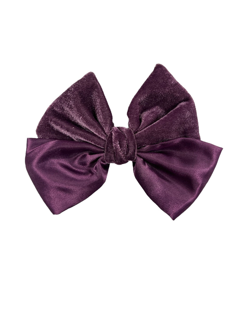 Velvet & Satin Hair Bow