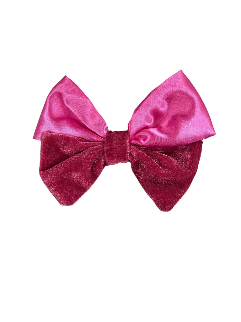 Velvet & Satin Hair Bow
