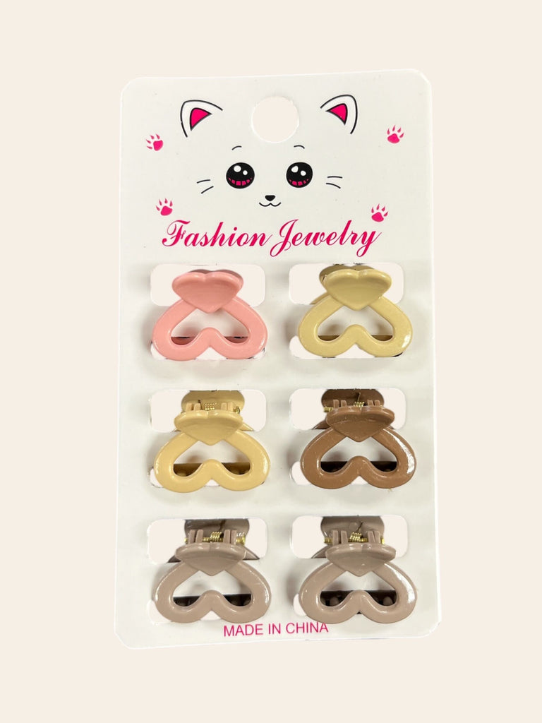 Heart Hair Clips