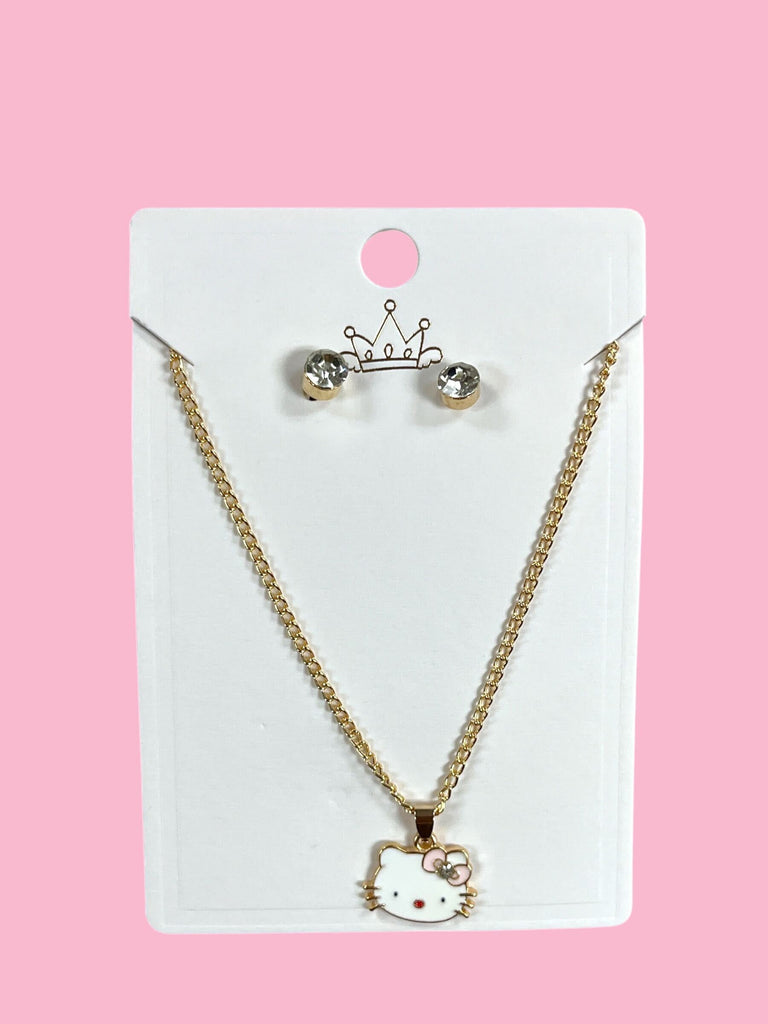 Hello Kitty Necklace 3PC Set