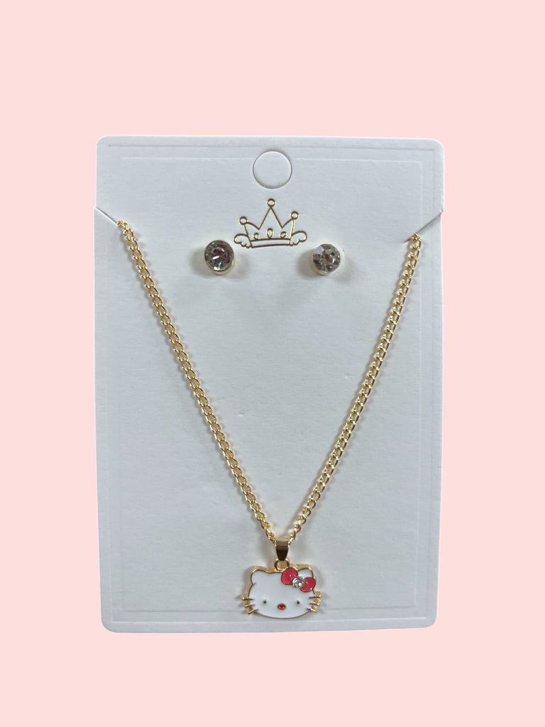 Hello Kitty Necklace 3PC Set