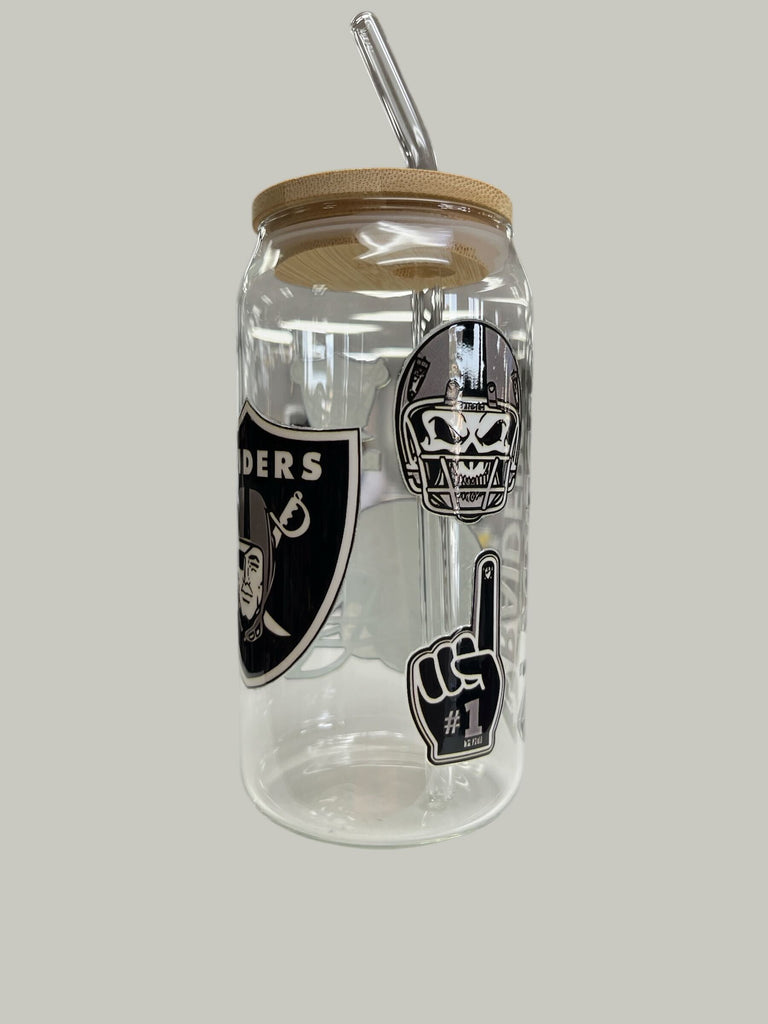 LV Raiders 16oz Glass Cup