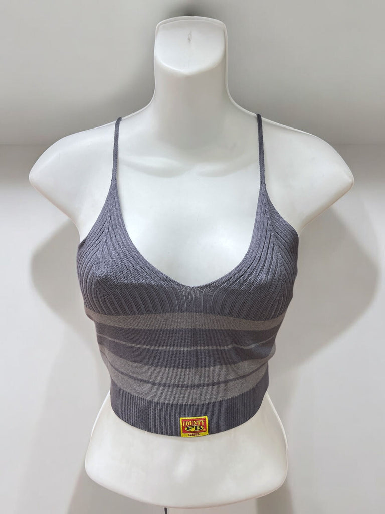 Charlie Brown Knit Crop Tank Top