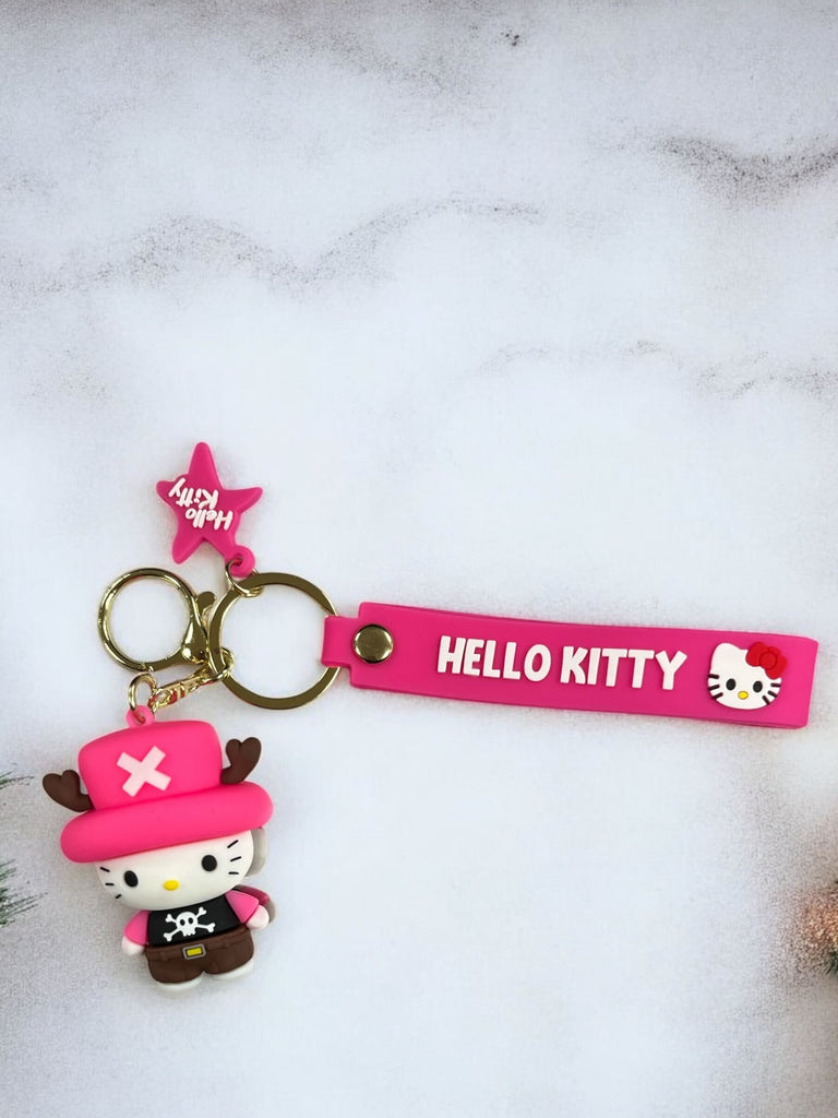 Hello Kitty One Piece Outfit Keychain