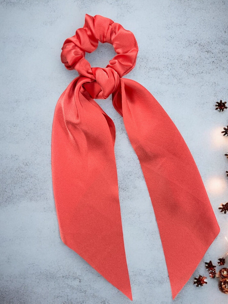 Large Ribbon Hair Scrunchie