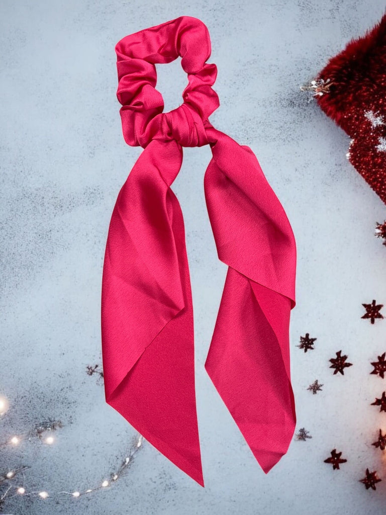 Large Ribbon Hair Scrunchie