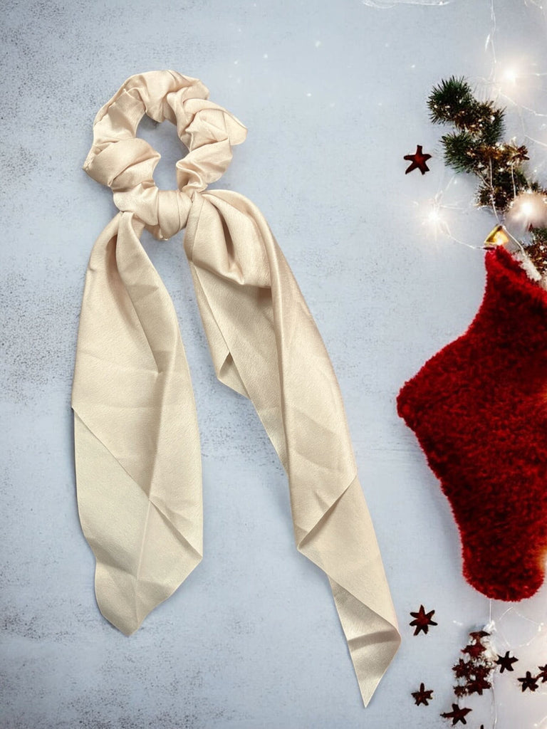 Large Ribbon Hair Scrunchie