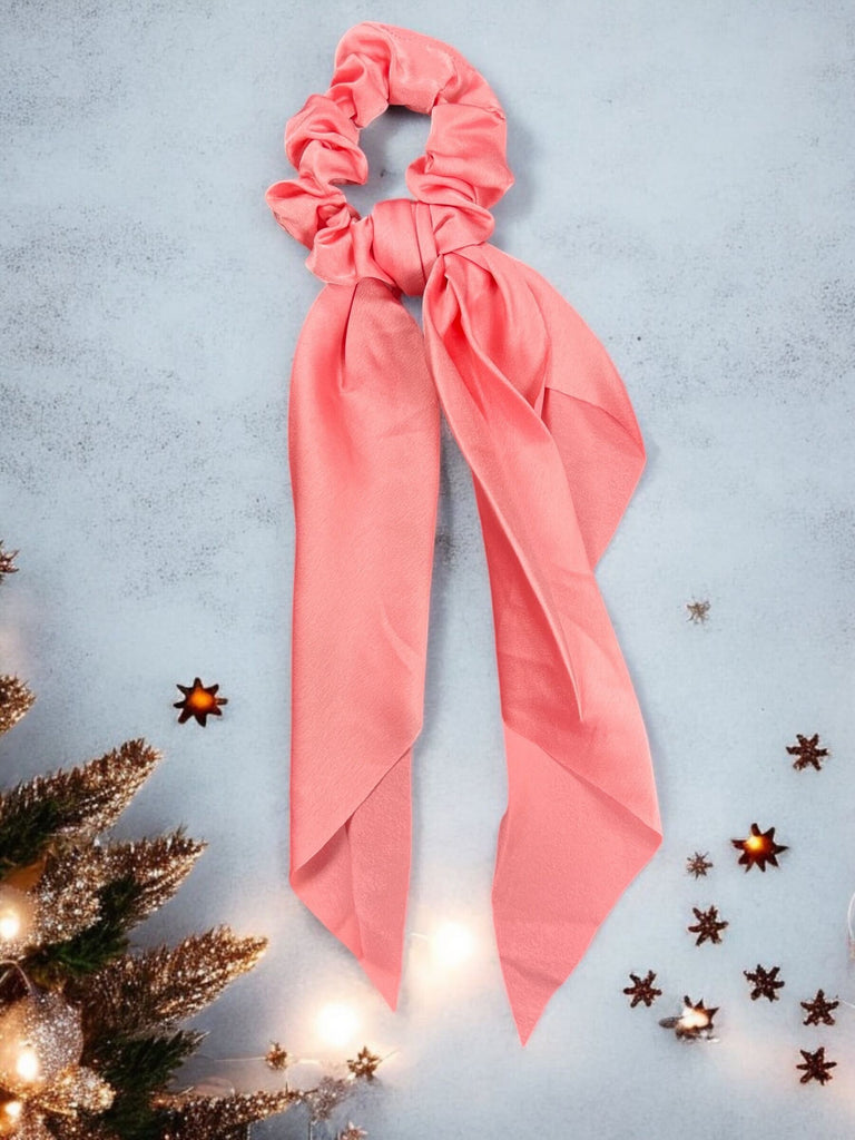 Large Ribbon Hair Scrunchie