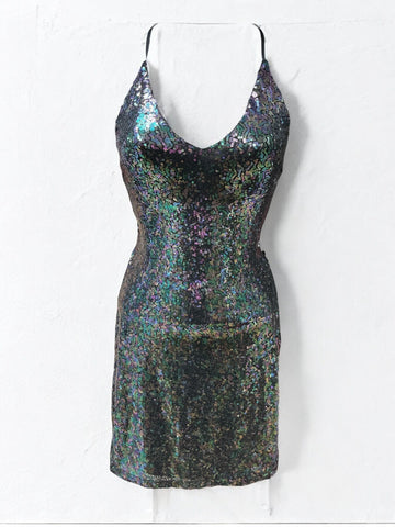 Sequin Mini Dress 21152