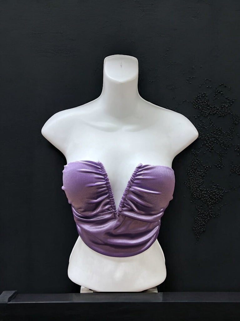 Velvet V-Wire Crop Top 13968