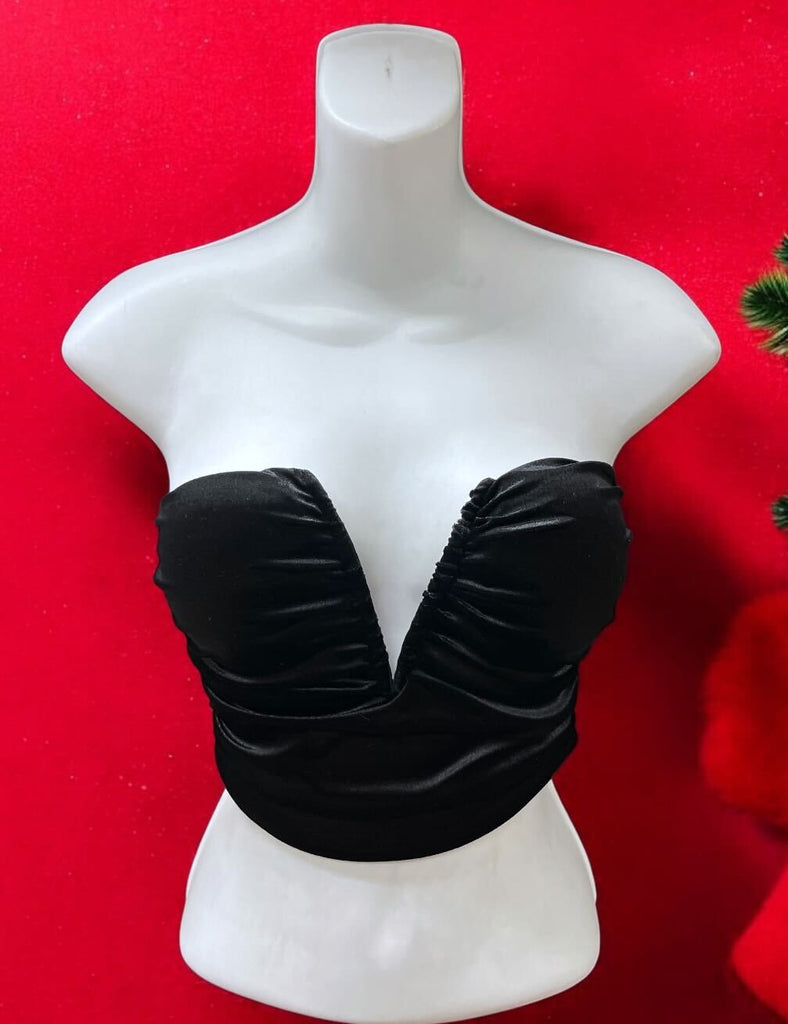 Velvet V-Wire Crop Top 13968