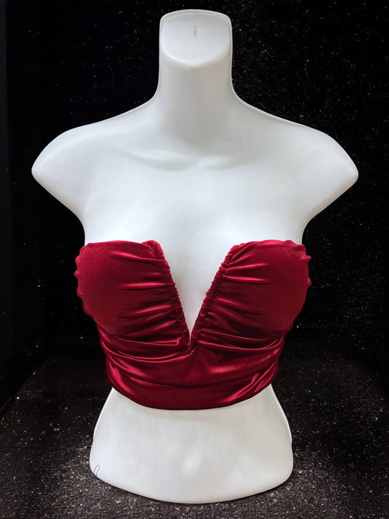 Velvet V-Wire Crop Top 13968