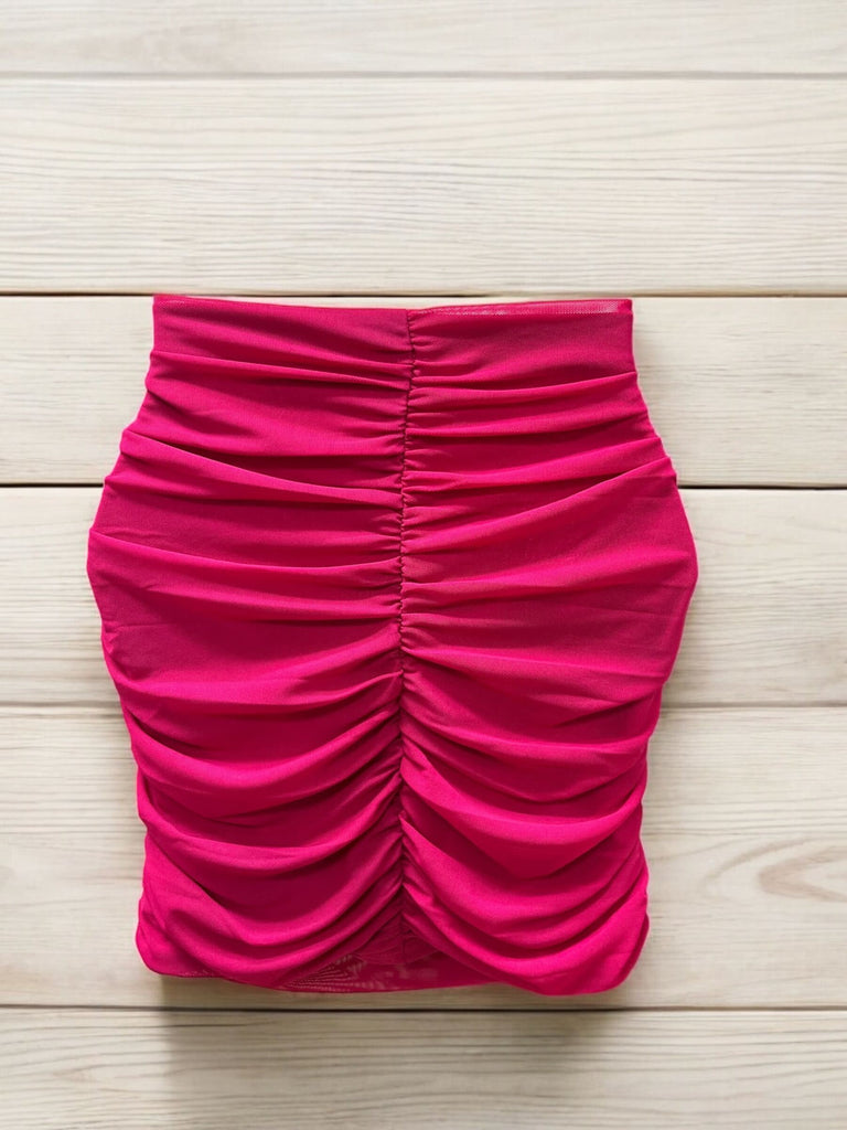 Ruched Mini Skirt Bozzolo 17274