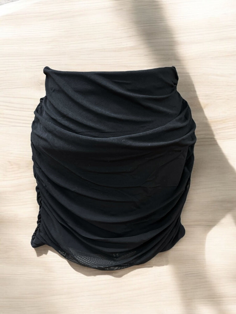 Ruched Mini Skirt Bozzolo 17274