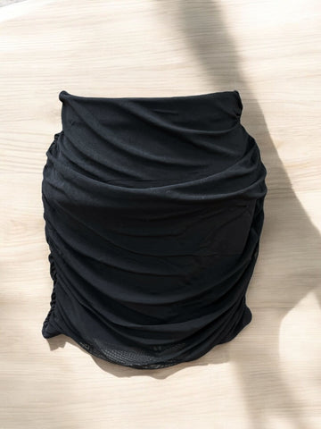 Ruched Mini Skirt Bozzolo 17274