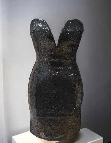 Sequin Tube Top Dress 21164