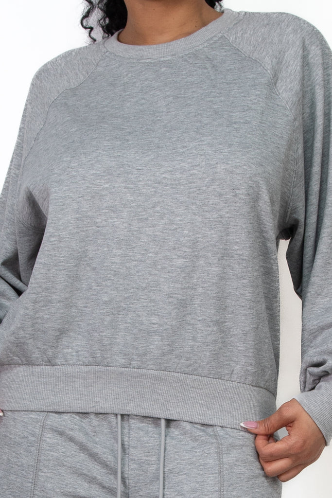 Back Cut-Out Oversized Sweatshirt 1003