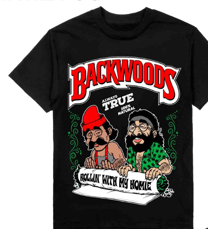Cheech & Chong Always True Backwoods Tee