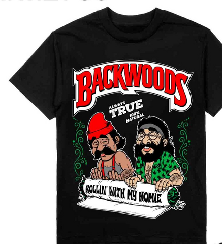 Cheech & Chong Always True Backwoods Tee