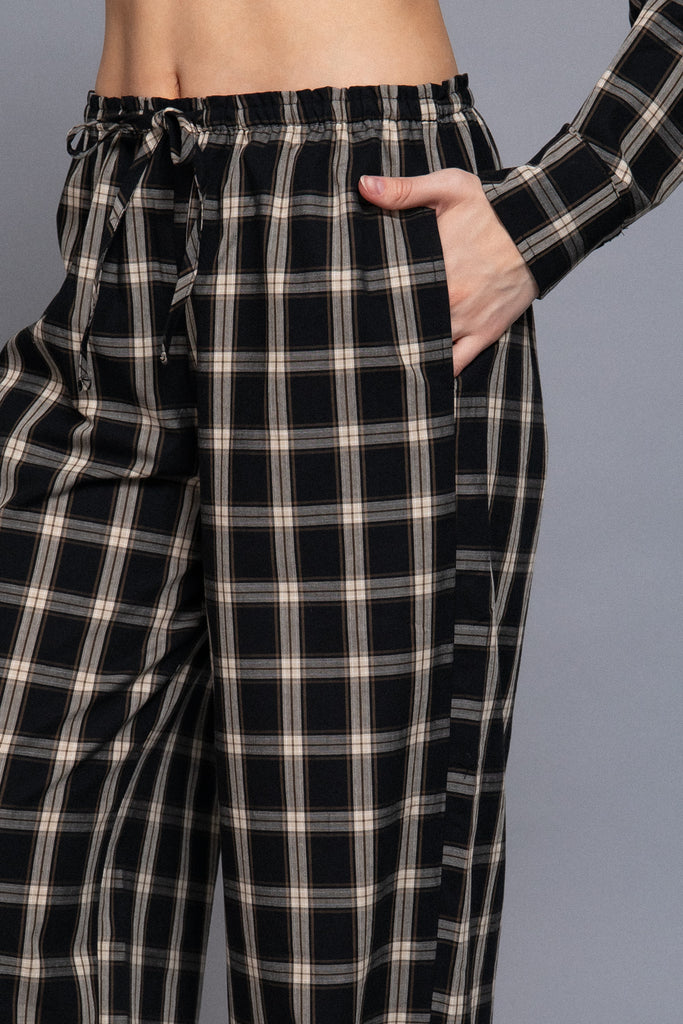 Plaid Woven Pants 14570