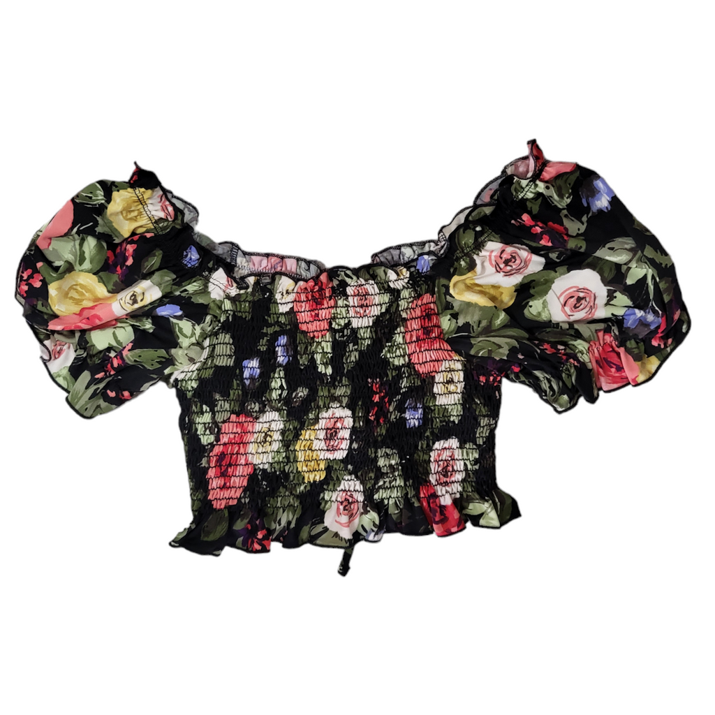 Floral Smocked Top FM 4098