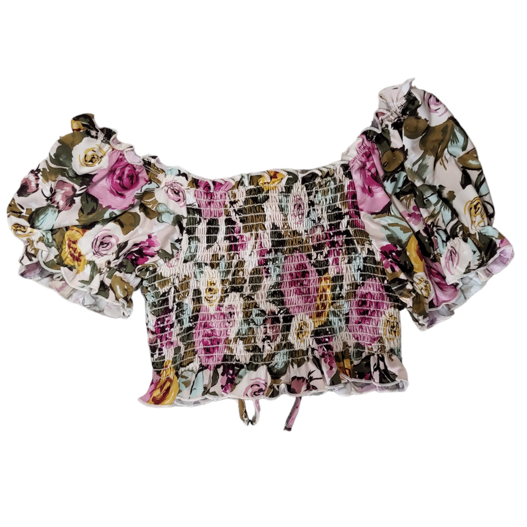 Floral Smocked Top FM 4098