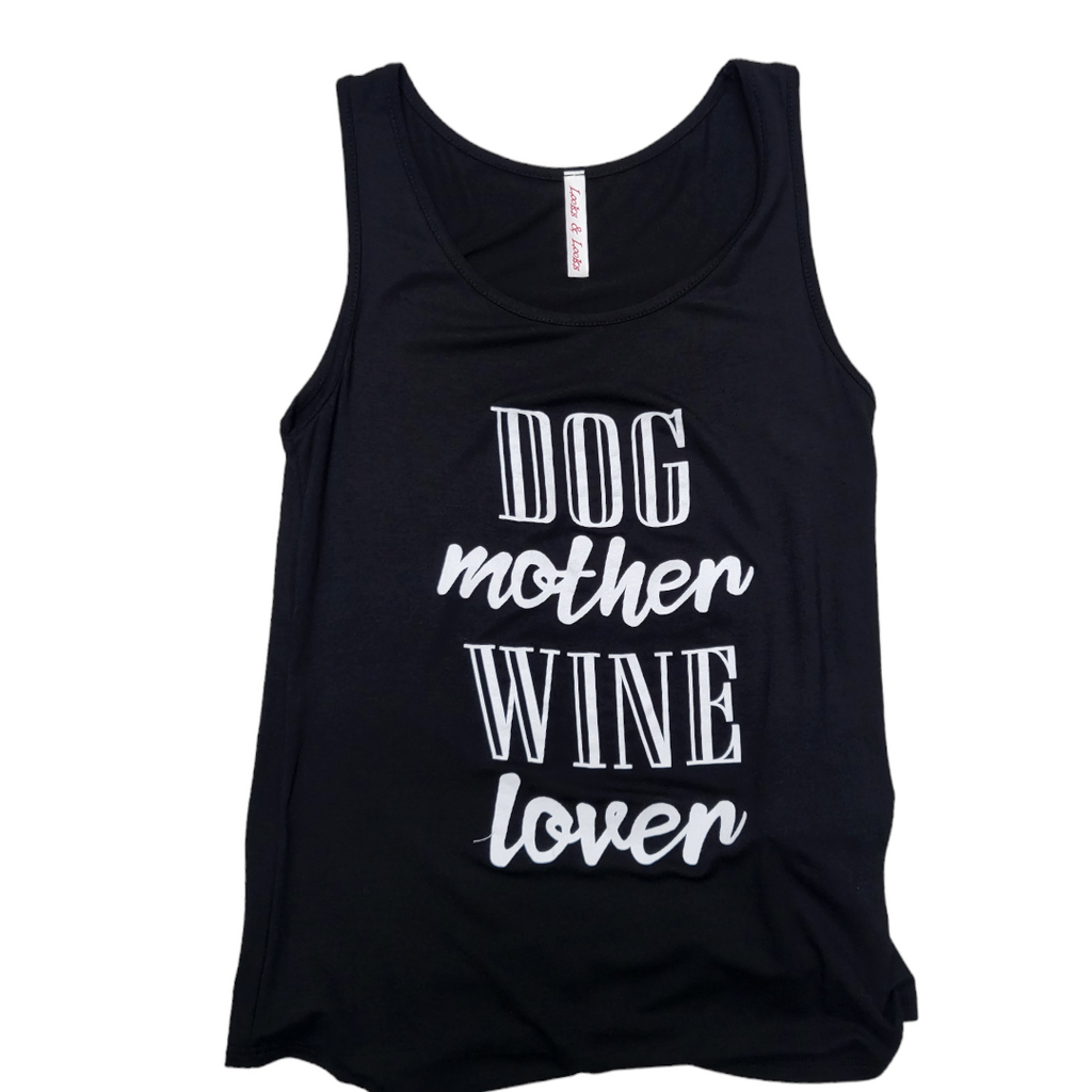 Dog Mother Wine Lover 002 Top
